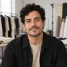 Mateo Echeverría in a fashion ecommerce studio