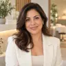 Renata Cárdenas inside a modern boutique clinic